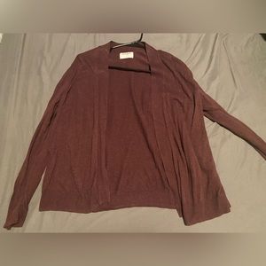 Old Navy Purple / Maroon Cardigan Sweater size XL